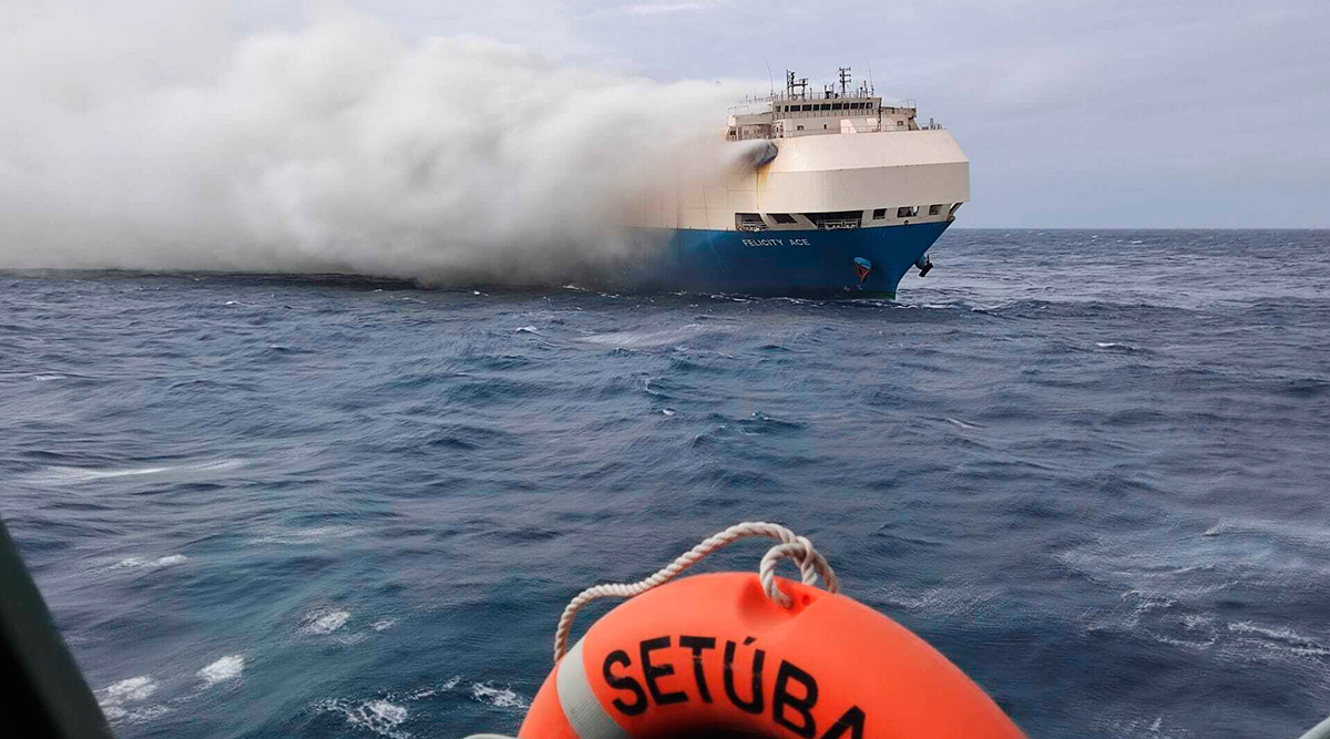 KM Prima Sentosa 火災、ベンクル海域で26名の乗組員全員が無事避難