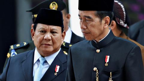 Jokowi felicita a Prabowo por su 75º cumpleaños