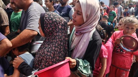 WFP stoppt Nahrungshilfe für 500.000 Menschen im Gazastreifen