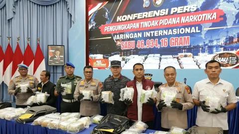 46.9kgの覚醒剤密輸でランカットの兵士AF容疑者を拘束