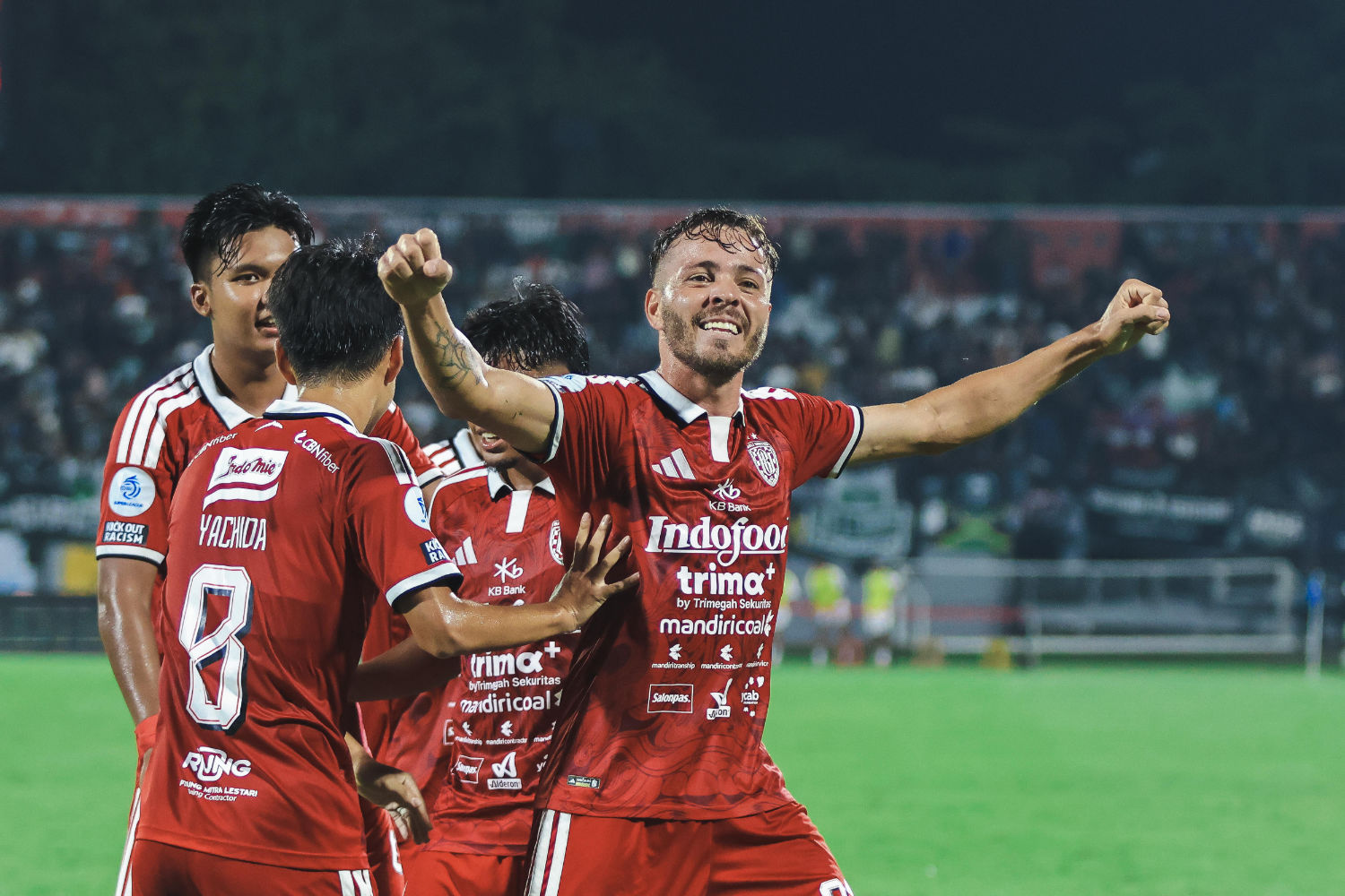 Bali United Romp to 5-0 Victory, Climb to Second in Standings
