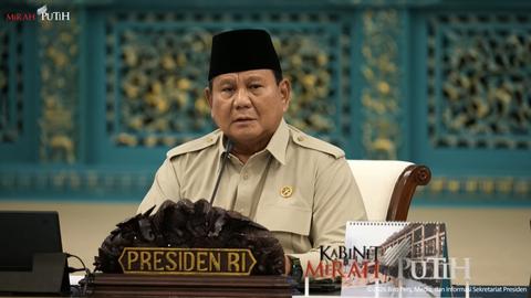 Prabowo kepada MSCI: Indonesia Tidak Takut, Tidak Akan Gentar