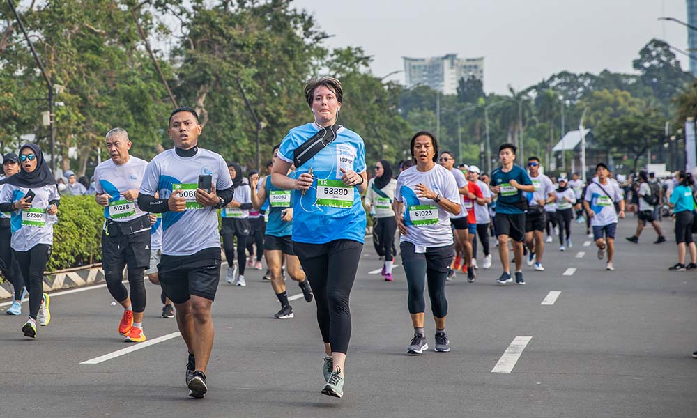 JRF 2026に3万7000人のランナーが参加、ジャカルタの道路は土曜朝に閉鎖