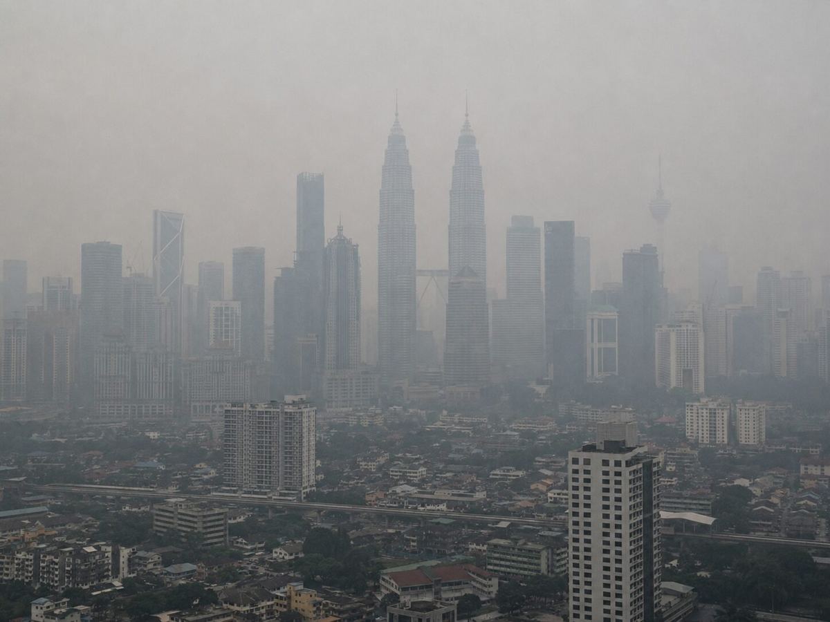 Mientras los incendios forestales envuelven Singapur y Malasia, las…