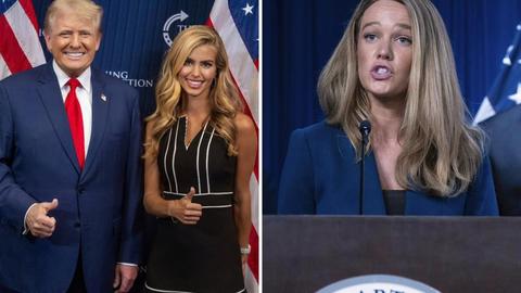 Katie Zacharia Debut sebagai Jurucakap Rumah Putih Trump